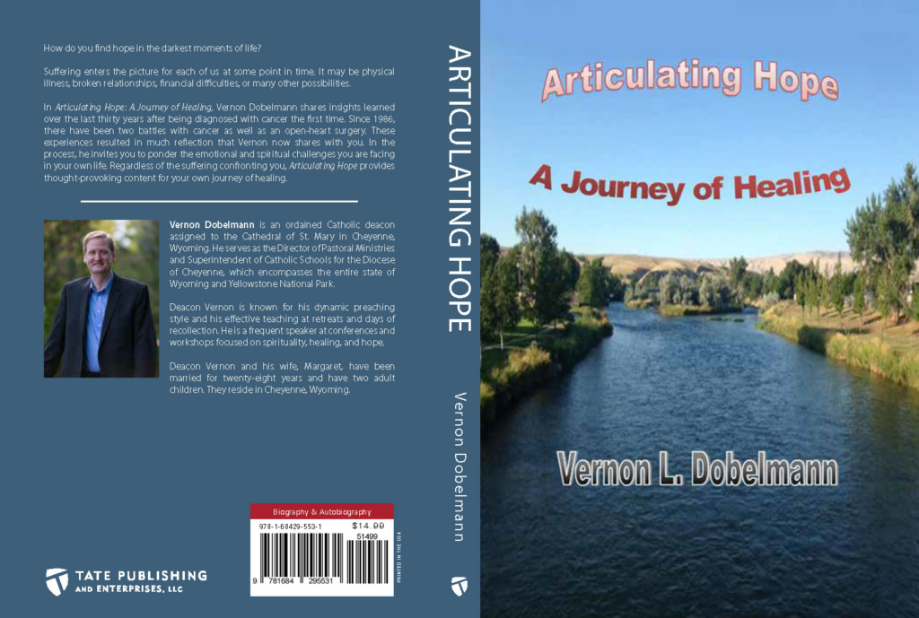Front and back covers of "Articulating Hope" by Deacon Vernon Dobelmann