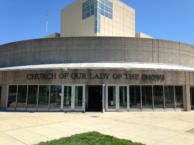 Entrance to Our Lady of the Snows